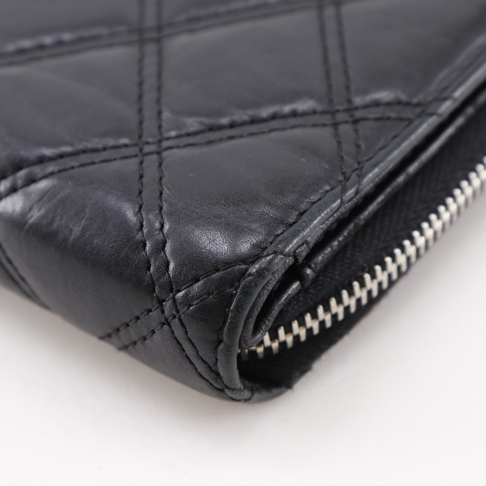 CHANEL Authentic Black Lambskin Leather Wallet - Picture 7 of 16